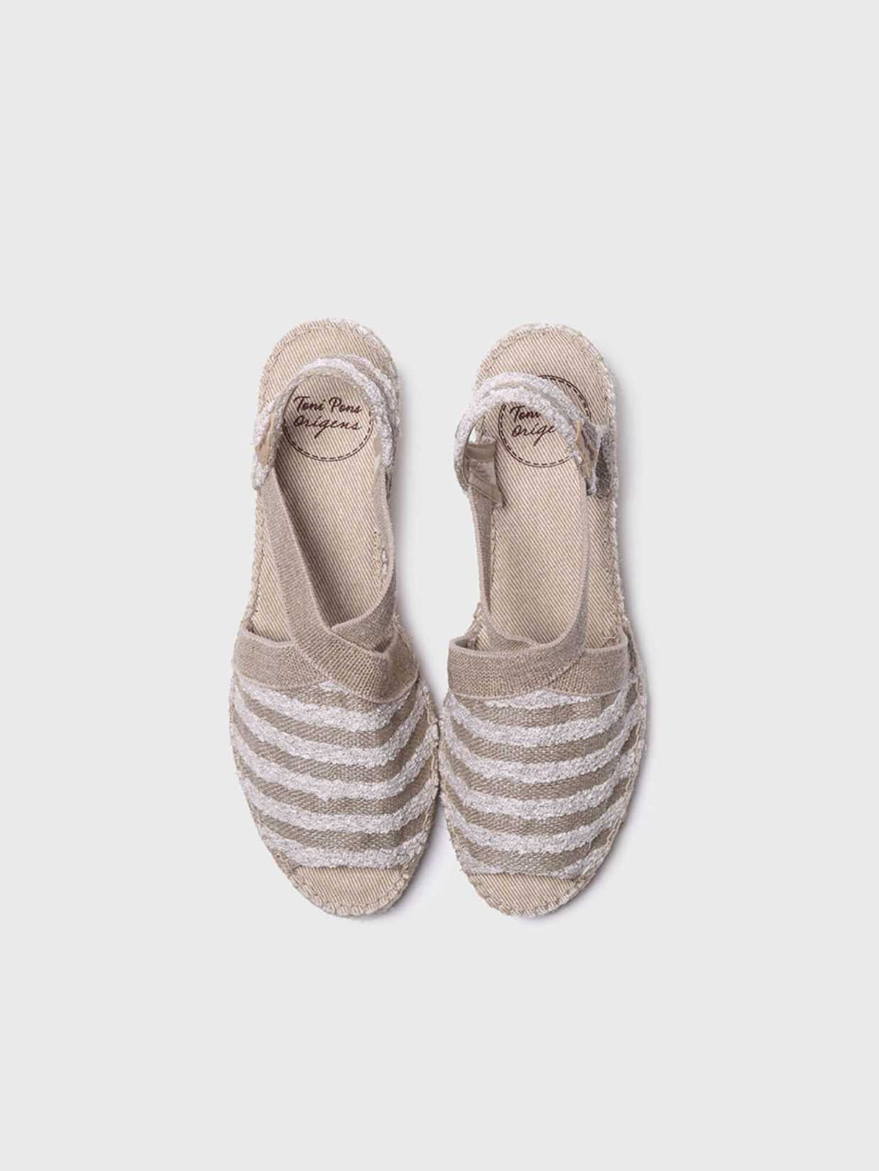Women's espadrille in stripes - BREDA-LP
