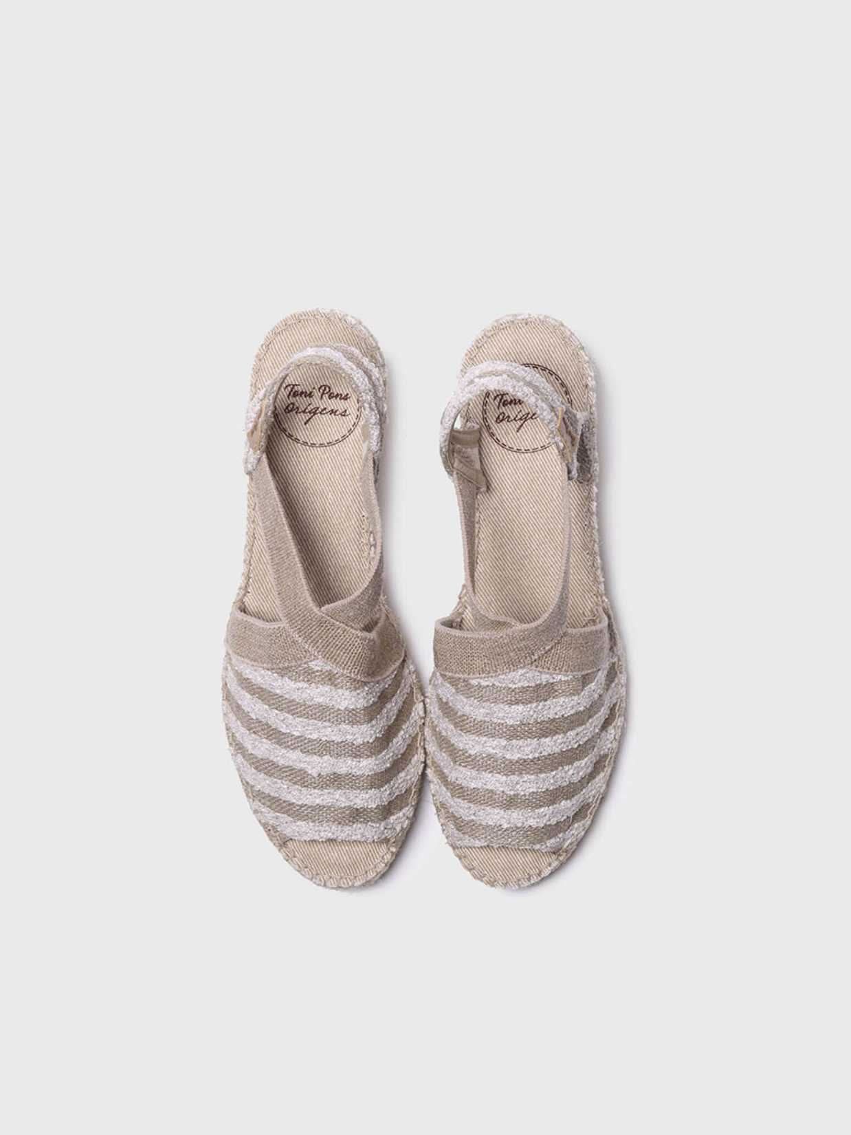 Women's espadrille in stripes - BREDA-LP