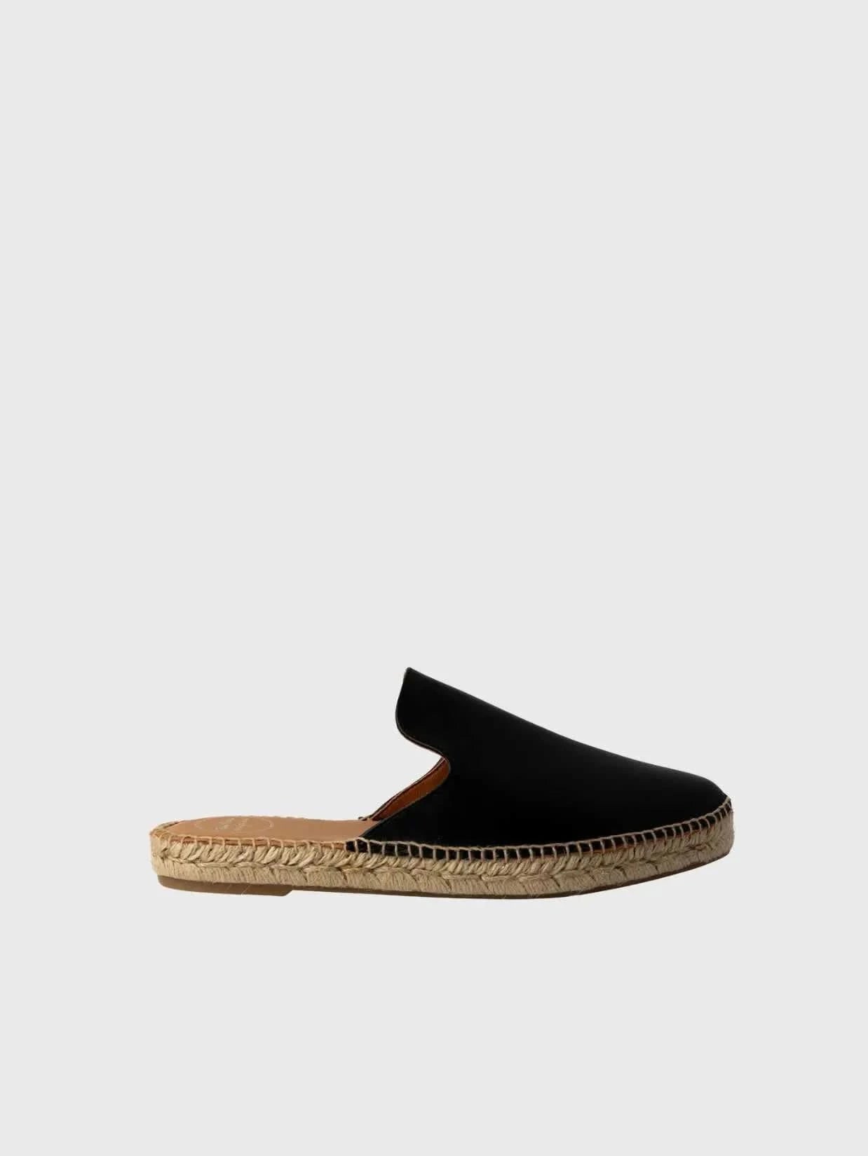 Women's Mules Espadrille in Leather - ONA-P