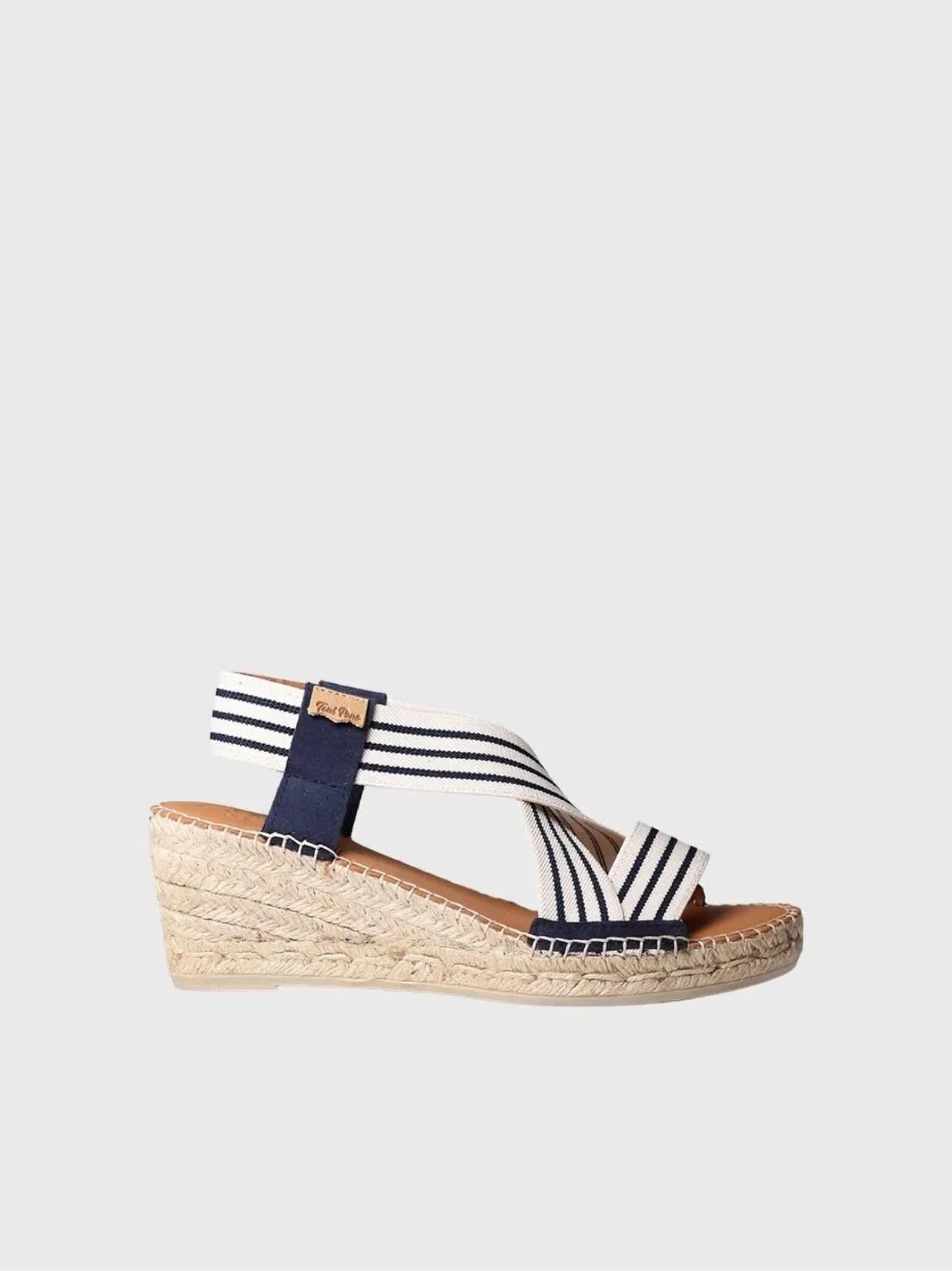 Colour_Offwhite-Navy(Ecru-Mari) | Toni Pons Tina