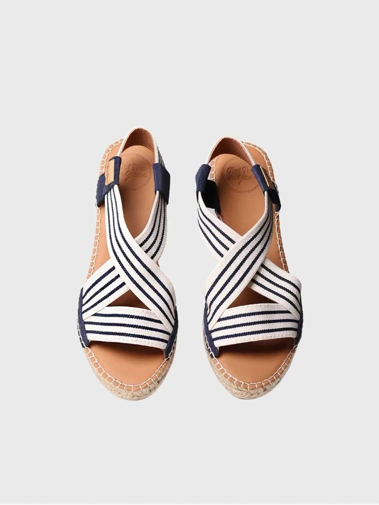 Colour_Offwhite-Navy(Ecru-Mari) | Toni Pons Tina