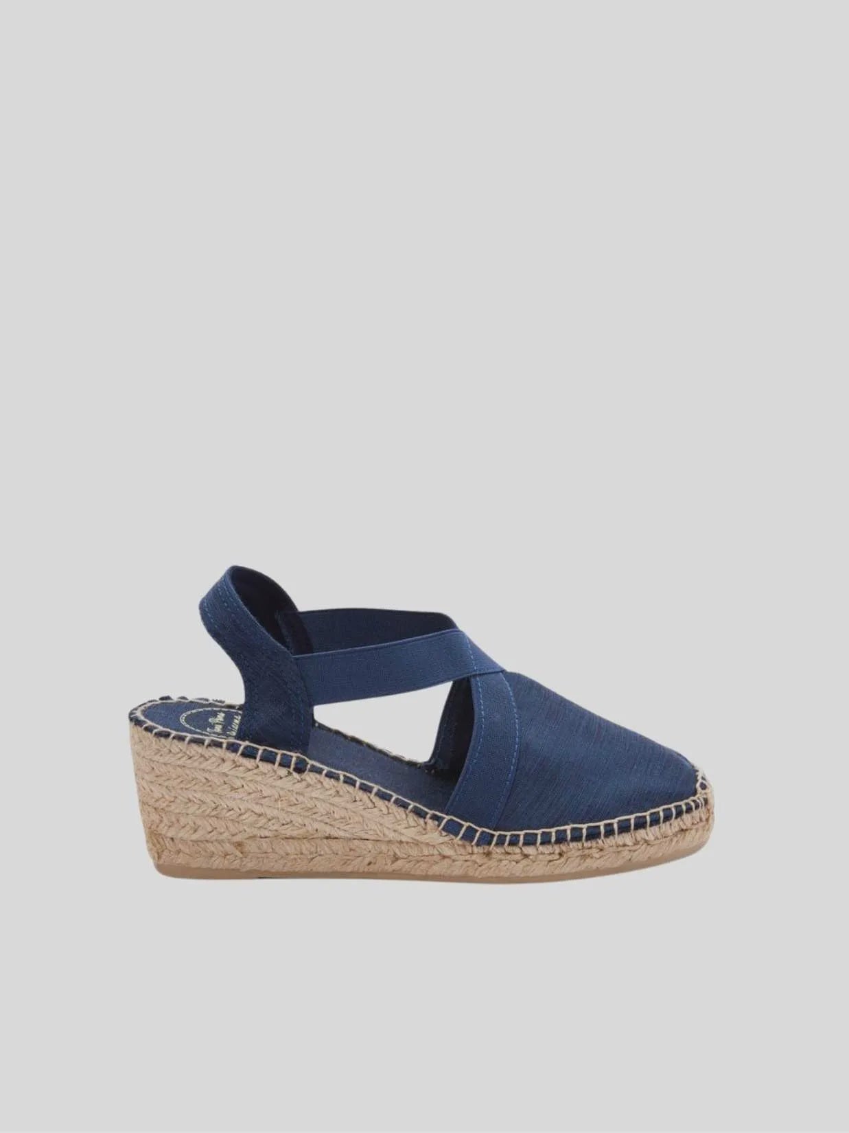 Wedge espadrilles in silk - TABARCA